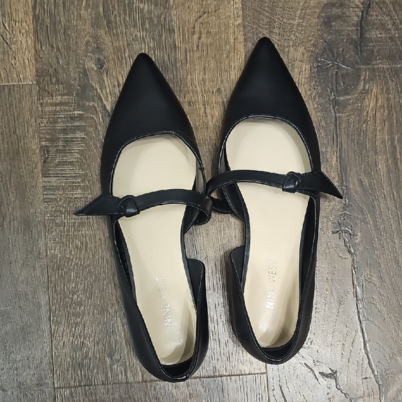 Nine West Shoes - Nine West Black Pointed Flats